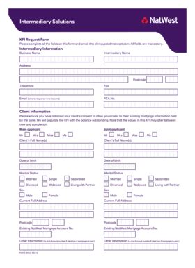 NatWest for Intermediaries forms